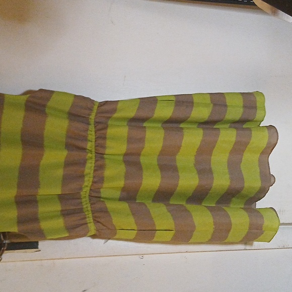 BCBGENERATION DRESS 👗 SIZE SMALL COLOR GREY GREENISH YELLOW VERY CUTE - Picture 7 of 8